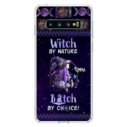 Custom Personalized Witch Phone Case - Halloween Gift Idea For Friends - Case for iPhone & Samsung