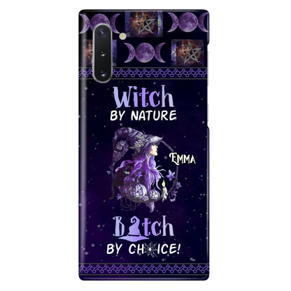 Custom Personalized Witch Phone Case - Halloween Gift Idea For Friends - Case for iPhone & Samsung