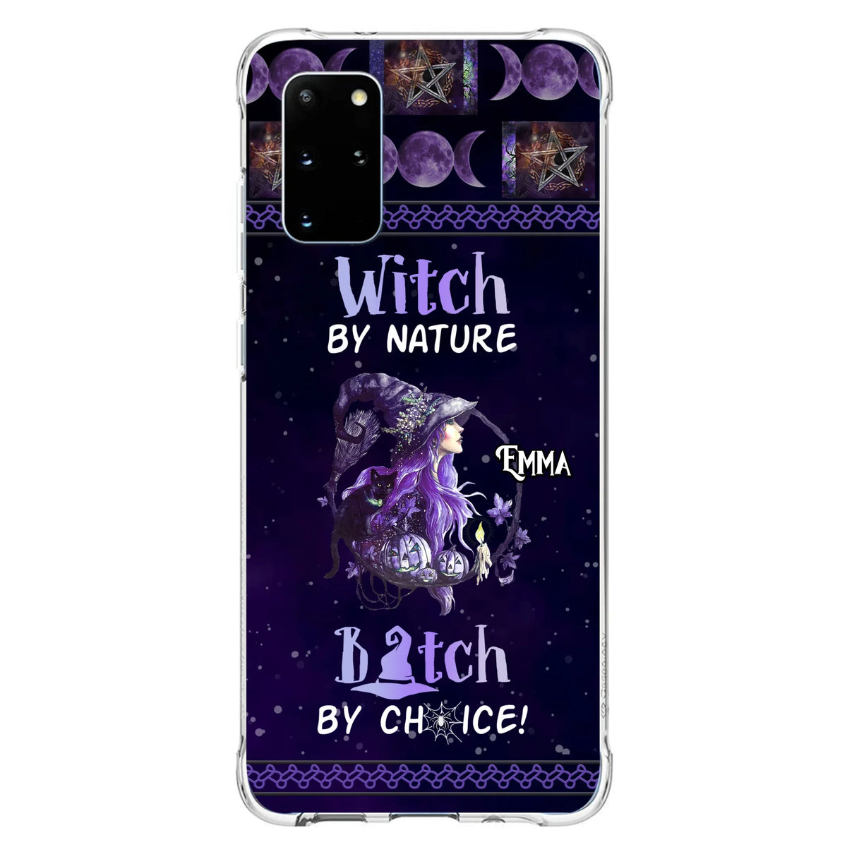Custom Personalized Witch Phone Case - Halloween Gift Idea For Friends - Case for iPhone & Samsung