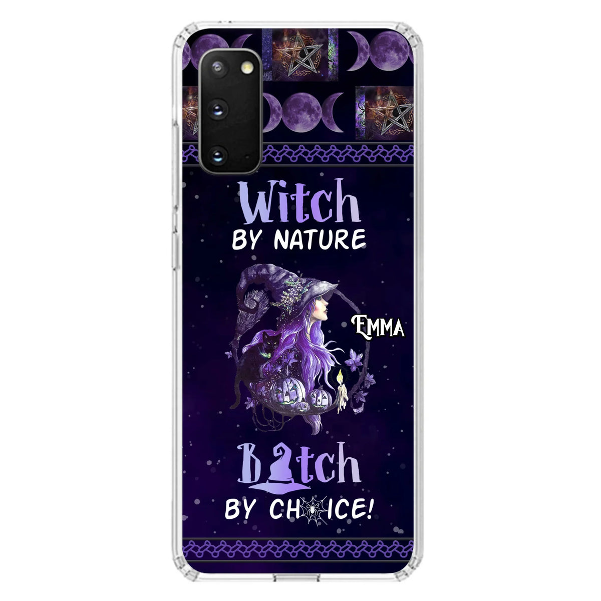 Custom Personalized Witch Phone Case - Halloween Gift Idea For Friends - Case for iPhone & Samsung