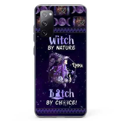 Custom Personalized Witch Phone Case - Halloween Gift Idea For Friends - Case for iPhone & Samsung