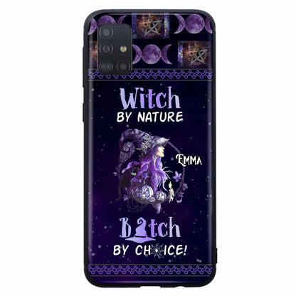 Custom Personalized Witch Phone Case - Halloween Gift Idea For Friends - Case for iPhone & Samsung