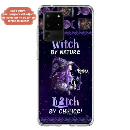 Custom Personalized Witch Phone Case - Halloween Gift Idea For Friends - Case for iPhone & Samsung