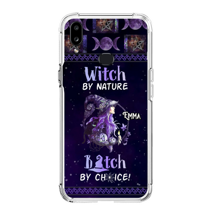Custom Personalized Witch Phone Case - Halloween Gift Idea For Friends - Case for iPhone & Samsung