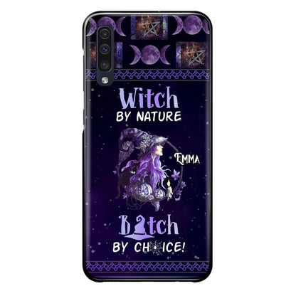 Custom Personalized Witch Phone Case - Halloween Gift Idea For Friends - Case for iPhone & Samsung