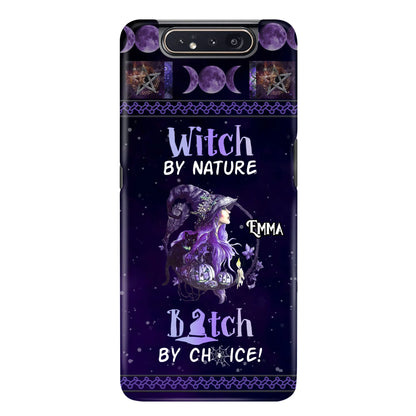 Custom Personalized Witch Phone Case - Halloween Gift Idea For Friends - Case for iPhone & Samsung