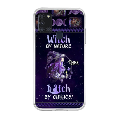 Custom Personalized Witch Phone Case - Halloween Gift Idea For Friends - Case for iPhone & Samsung