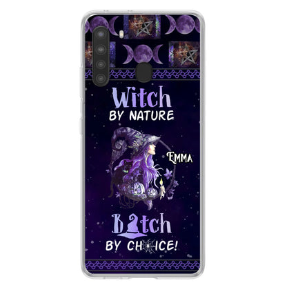 Custom Personalized Witch Phone Case - Halloween Gift Idea For Friends - Case for iPhone & Samsung