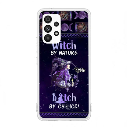 Custom Personalized Witch Phone Case - Halloween Gift Idea For Friends - Case for iPhone & Samsung