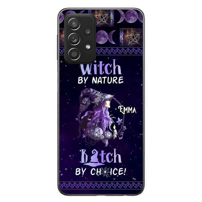 Custom Personalized Witch Phone Case - Halloween Gift Idea For Friends - Case for iPhone & Samsung
