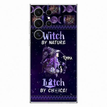 Custom Personalized Witch Phone Case - Halloween Gift Idea For Friends - Case for iPhone & Samsung