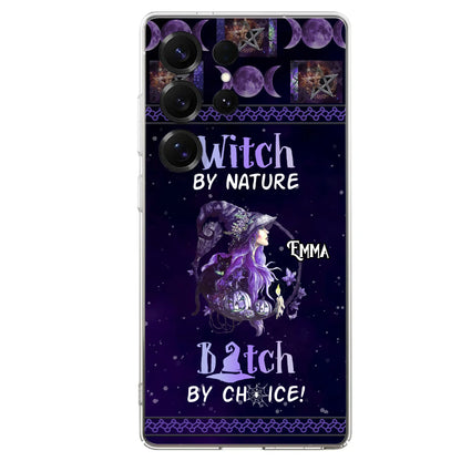 Custom Personalized Witch Phone Case - Halloween Gift Idea For Friends - Case for iPhone & Samsung