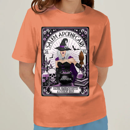 Custom Personalized Salem Apothecary AOP T-shirt - Gift Idea For Witch Lover