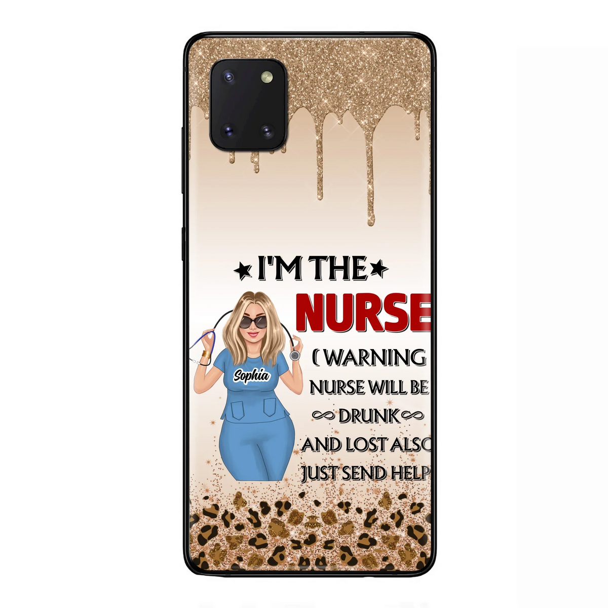 Custom Personalized Nurse Friend Phone Case - I'm The Nurse - Case For iPhone and Samsung