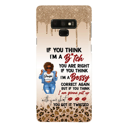 Custom Personalized Someone Called Me A Bitch Phone Case - Case For iPhone and Samsung Models