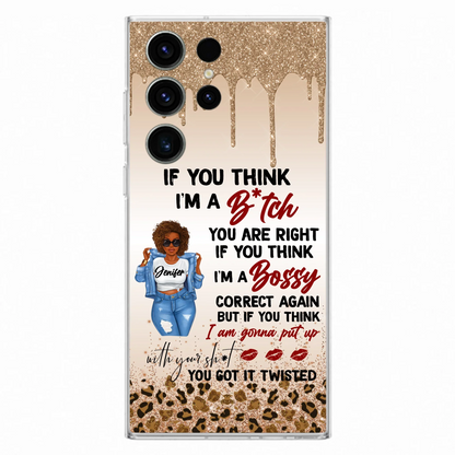 Custom Personalized Someone Called Me A Bitch Phone Case - Case For iPhone and Samsung Models
