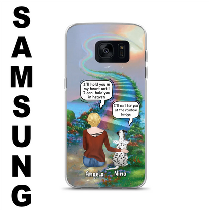 Custom Personalized Memorial Dog Phone Case - Upto 4 Dogs - Memorial Gift For Dog Lovers - Case For iPhone/Samsung