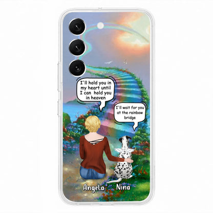 Custom Personalized Memorial Dog Phone Case - Upto 4 Dogs - Memorial Gift For Dog Lovers - Case For iPhone/Samsung