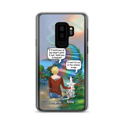 Custom Personalized Memorial Dog Phone Case - Upto 4 Dogs - Memorial Gift For Dog Lovers - Case For iPhone/Samsung