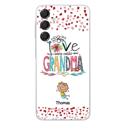 Custom Personalized Blessed To Be Called Nana Phone Case - Upto 5 Kids - Gift Idea For Nana/ Mama/Kids - Case For iPhone And Samsung