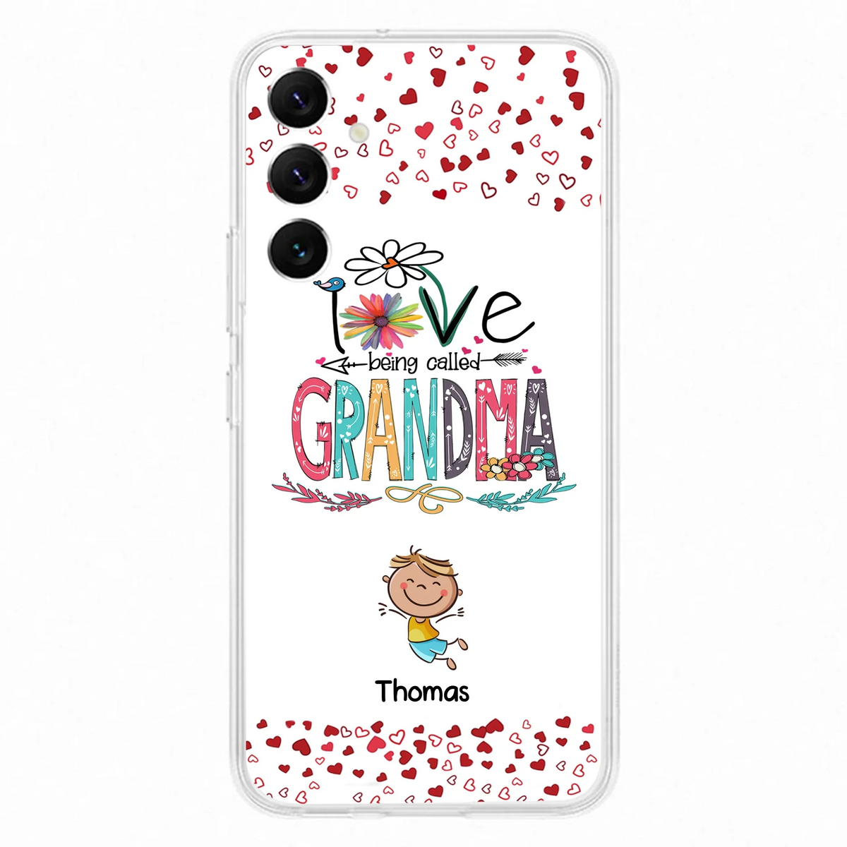 Custom Personalized Blessed To Be Called Nana Phone Case - Upto 5 Kids - Gift Idea For Nana/ Mama/Kids - Case For iPhone And Samsung