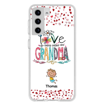 Custom Personalized Blessed To Be Called Nana Phone Case - Upto 5 Kids - Gift Idea For Nana/ Mama/Kids - Case For iPhone And Samsung