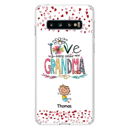 Custom Personalized Blessed To Be Called Nana Phone Case - Upto 5 Kids - Gift Idea For Nana/ Mama/Kids - Case For iPhone And Samsung