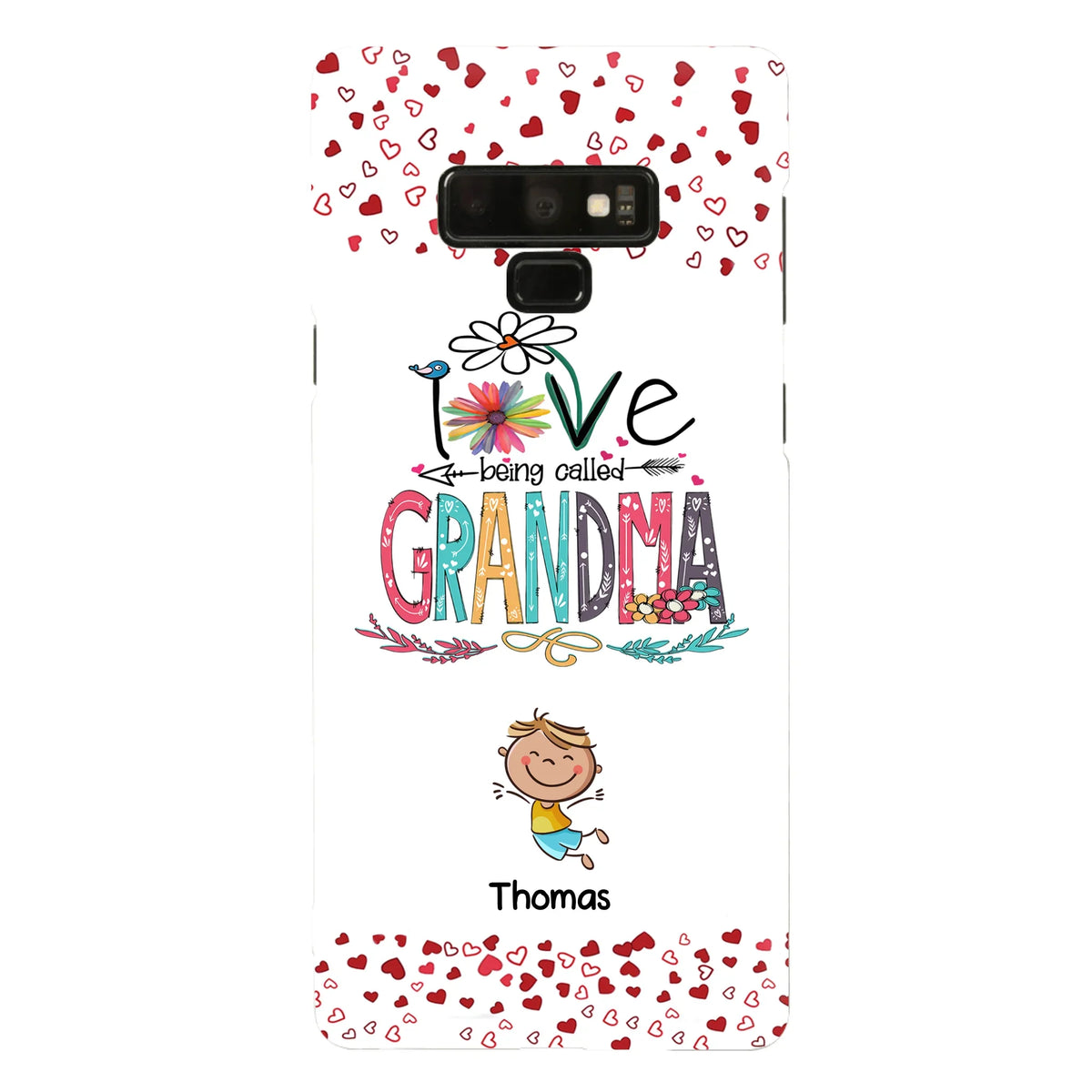 Custom Personalized Blessed To Be Called Nana Phone Case - Upto 5 Kids - Gift Idea For Nana/ Mama/Kids - Case For iPhone And Samsung