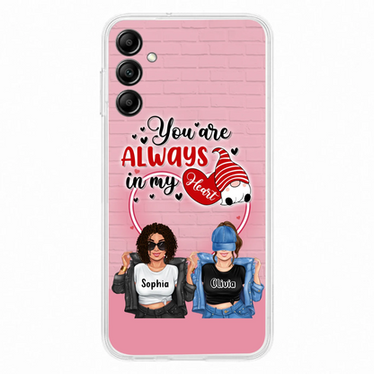 Custom Personalized Friends Phone Case - Best Gift For Friends - You're Always In My Heart - Case For iPhone/Samsung