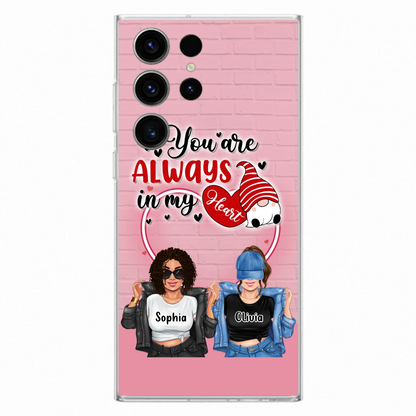 Custom Personalized Friends Phone Case - Best Gift For Friends - You're Always In My Heart - Case For iPhone/Samsung