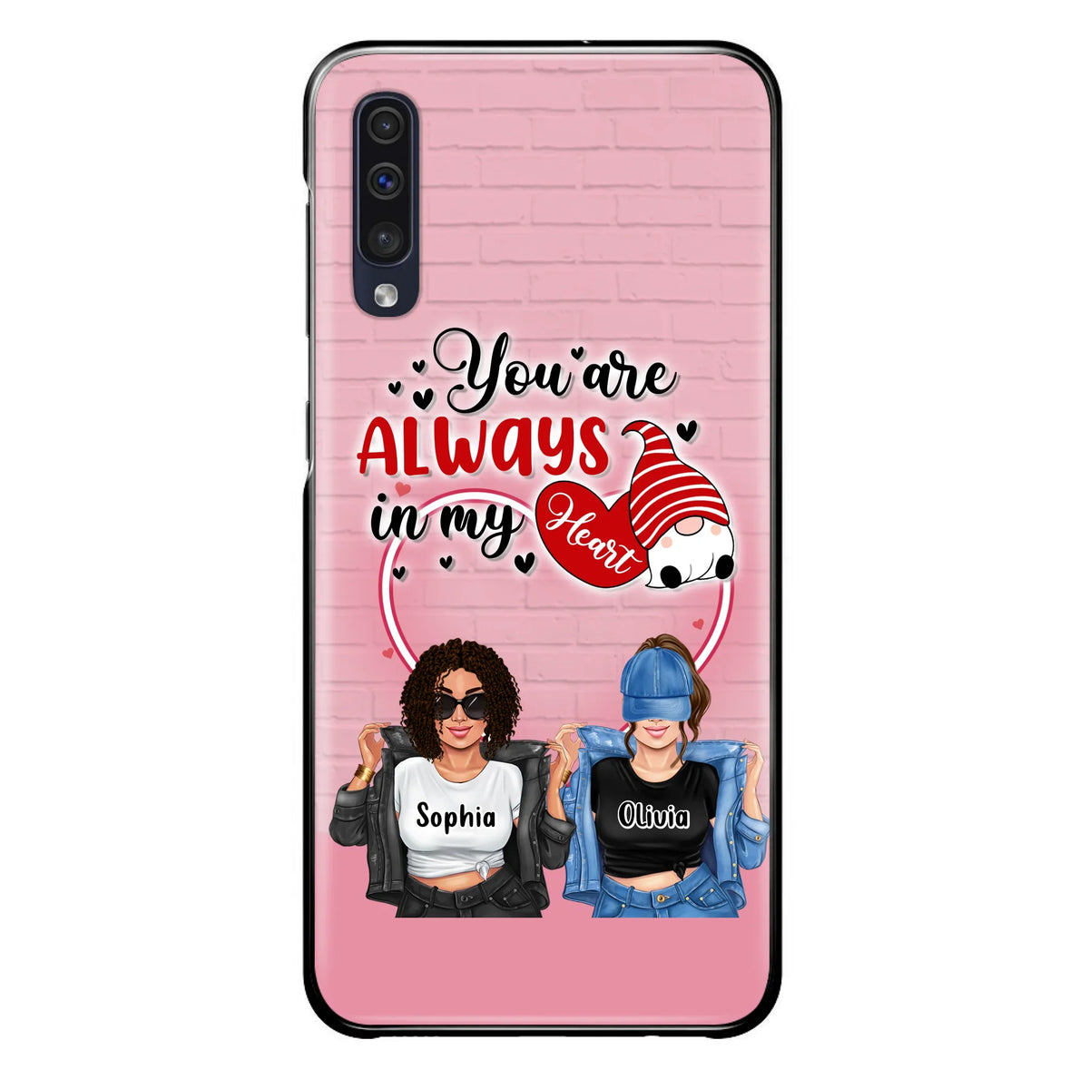 Custom Personalized Friends Phone Case - Best Gift For Friends - You're Always In My Heart - Case For iPhone/Samsung