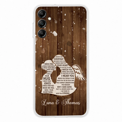 Custom Personalized I Miss Your Voice Memorial Phone Case - Memorial Gift Idea For Couple - Case For iPhone And Samsung