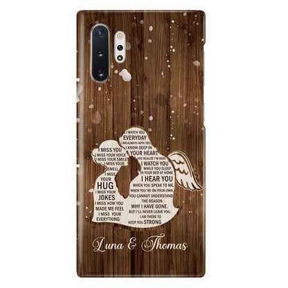 Custom Personalized I Miss Your Voice Memorial Phone Case - Memorial Gift Idea For Couple - Case For iPhone And Samsung