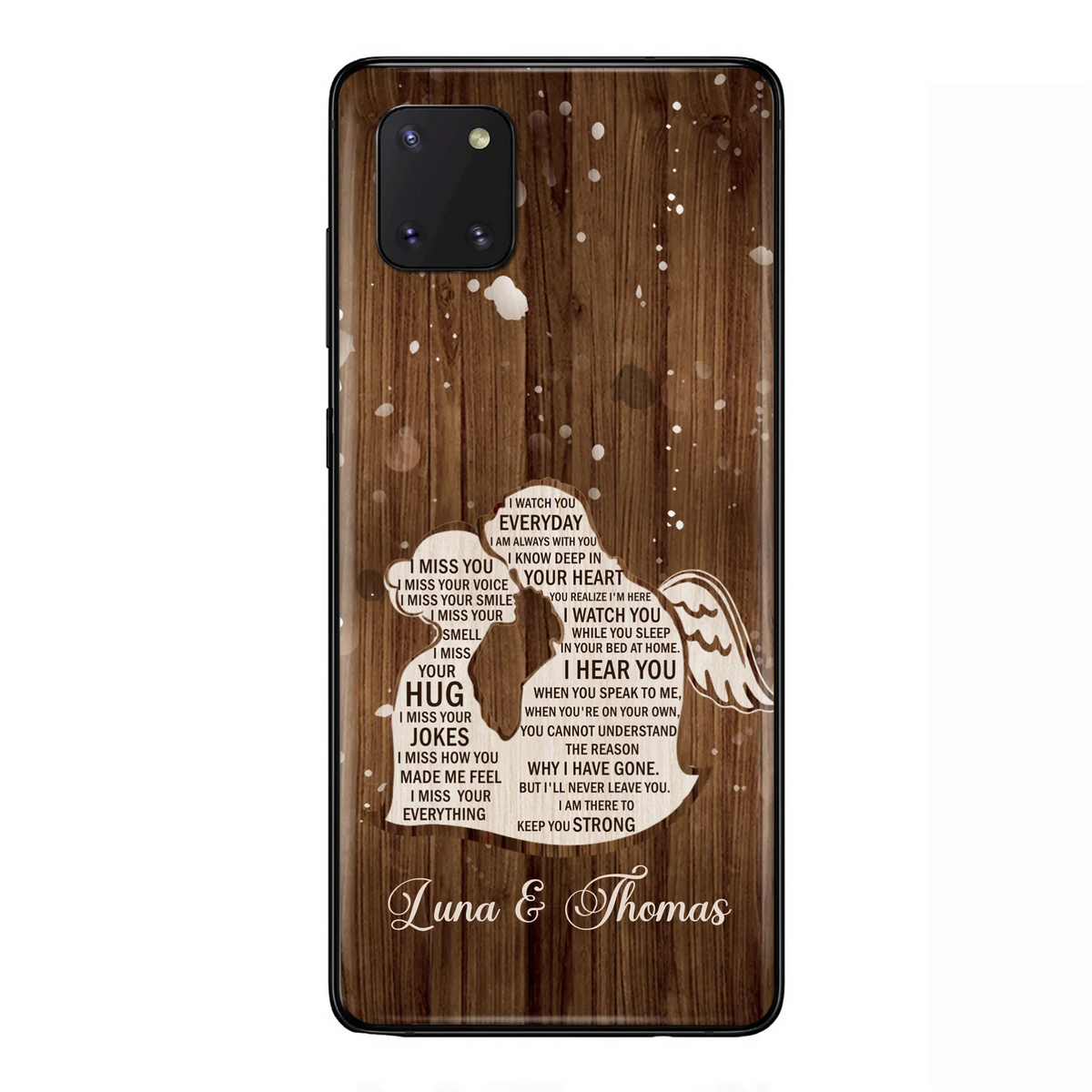 Custom Personalized I Miss Your Voice Memorial Phone Case - Memorial Gift Idea For Couple - Case For iPhone And Samsung