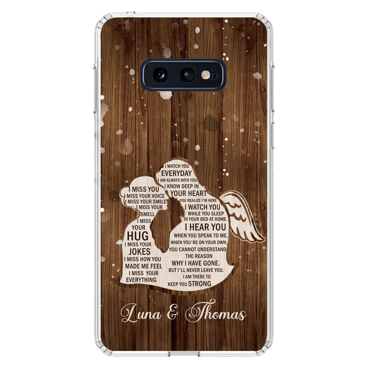Custom Personalized I Miss Your Voice Memorial Phone Case - Memorial Gift Idea For Couple - Case For iPhone And Samsung