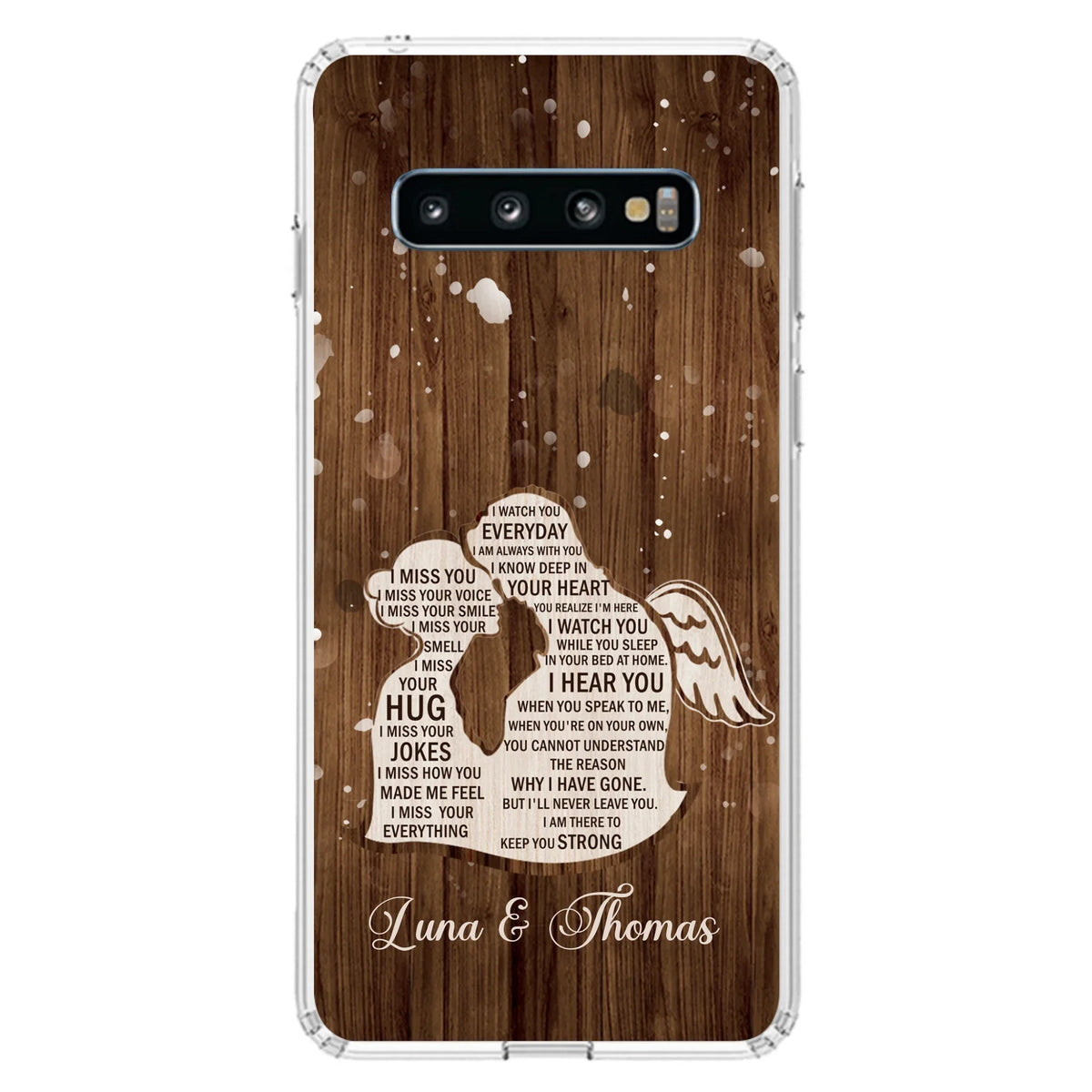 Custom Personalized I Miss Your Voice Memorial Phone Case - Memorial Gift Idea For Couple - Case For iPhone And Samsung