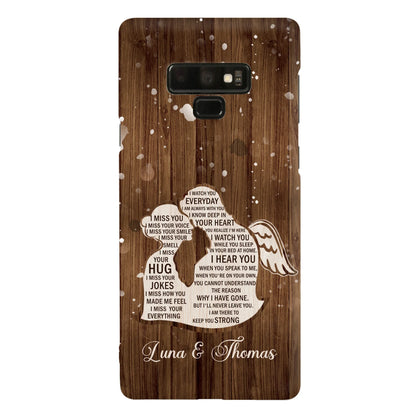 Custom Personalized I Miss Your Voice Memorial Phone Case - Memorial Gift Idea For Couple - Case For iPhone And Samsung