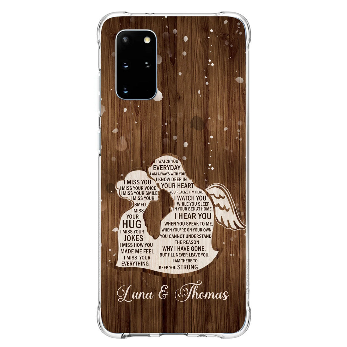 Custom Personalized I Miss Your Voice Memorial Phone Case - Memorial Gift Idea For Couple - Case For iPhone And Samsung