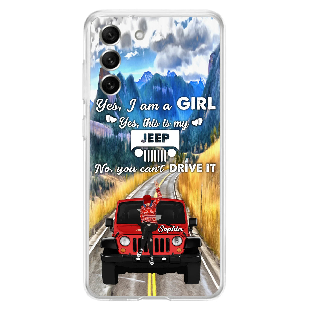 Custom Personalized Off - Road Girl Phone Case - Case For iPhone And Samsung