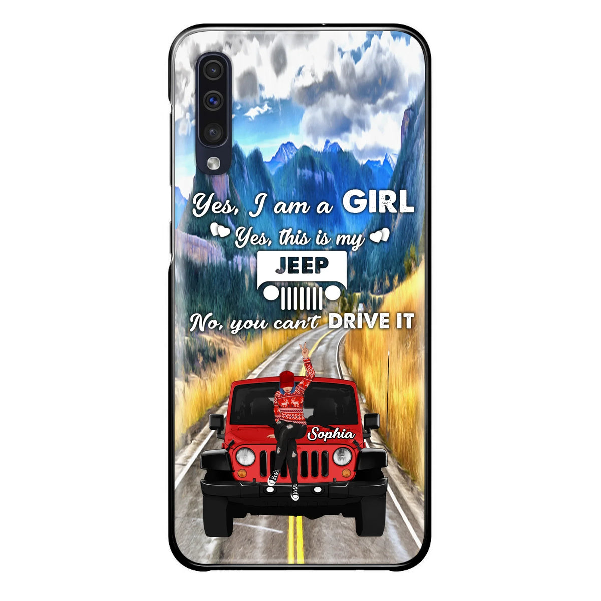 Custom Personalized Off - Road Girl Phone Case - Case For iPhone And Samsung