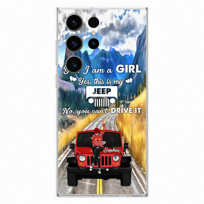 Custom Personalized Off - Road Girl Phone Case - Case For iPhone And Samsung