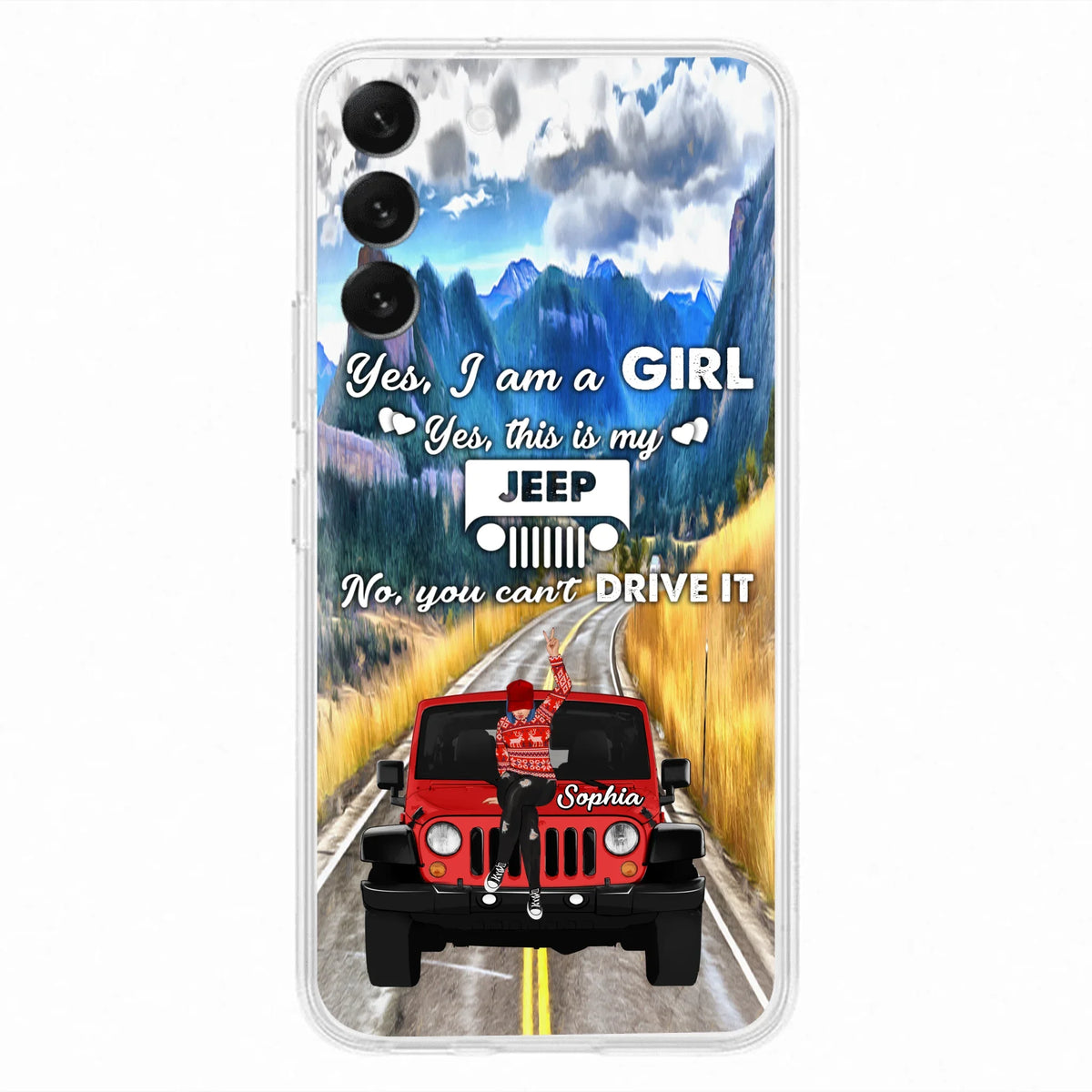 Custom Personalized Off - Road Girl Phone Case - Case For iPhone And Samsung