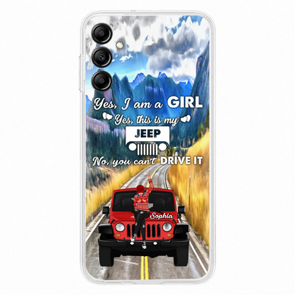 Custom Personalized Off - Road Girl Phone Case - Case For iPhone And Samsung