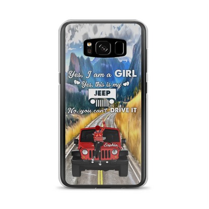 Custom Personalized Off - Road Girl Phone Case - Case For iPhone And Samsung