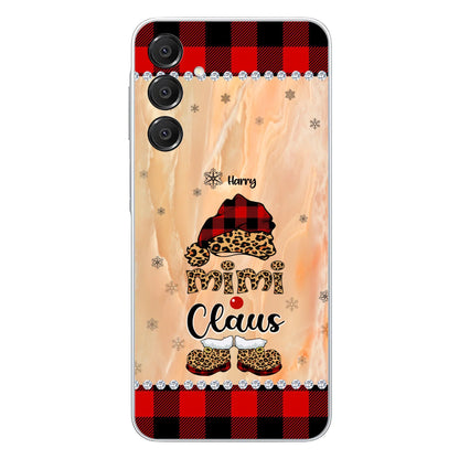 Custom Personalized Mimi Claus Phone Case - Upto 9 Names - Gift For Grandma - Case For iPhone And Samsung