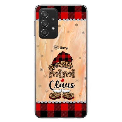 Custom Personalized Mimi Claus Phone Case - Upto 9 Names - Gift For Grandma - Case For iPhone And Samsung