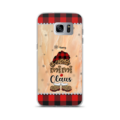 Custom Personalized Mimi Claus Phone Case - Upto 9 Names - Gift For Grandma - Case For iPhone And Samsung