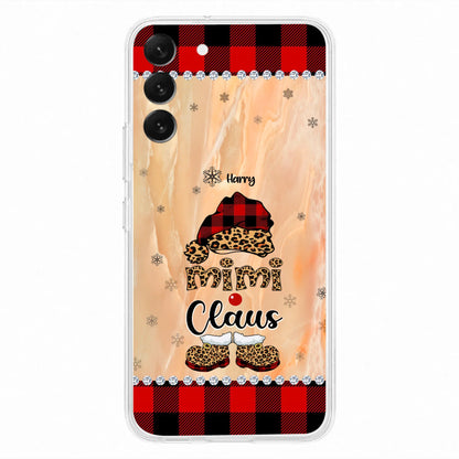 Custom Personalized Mimi Claus Phone Case - Upto 9 Names - Gift For Grandma - Case For iPhone And Samsung