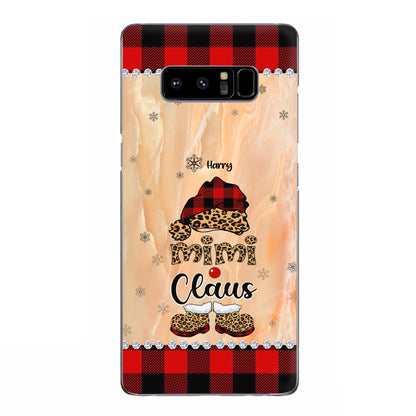 Custom Personalized Mimi Claus Phone Case - Upto 9 Names - Gift For Grandma - Case For iPhone And Samsung