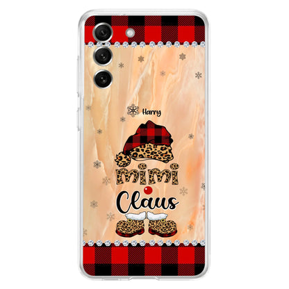 Custom Personalized Mimi Claus Phone Case - Upto 9 Names - Gift For Grandma - Case For iPhone And Samsung